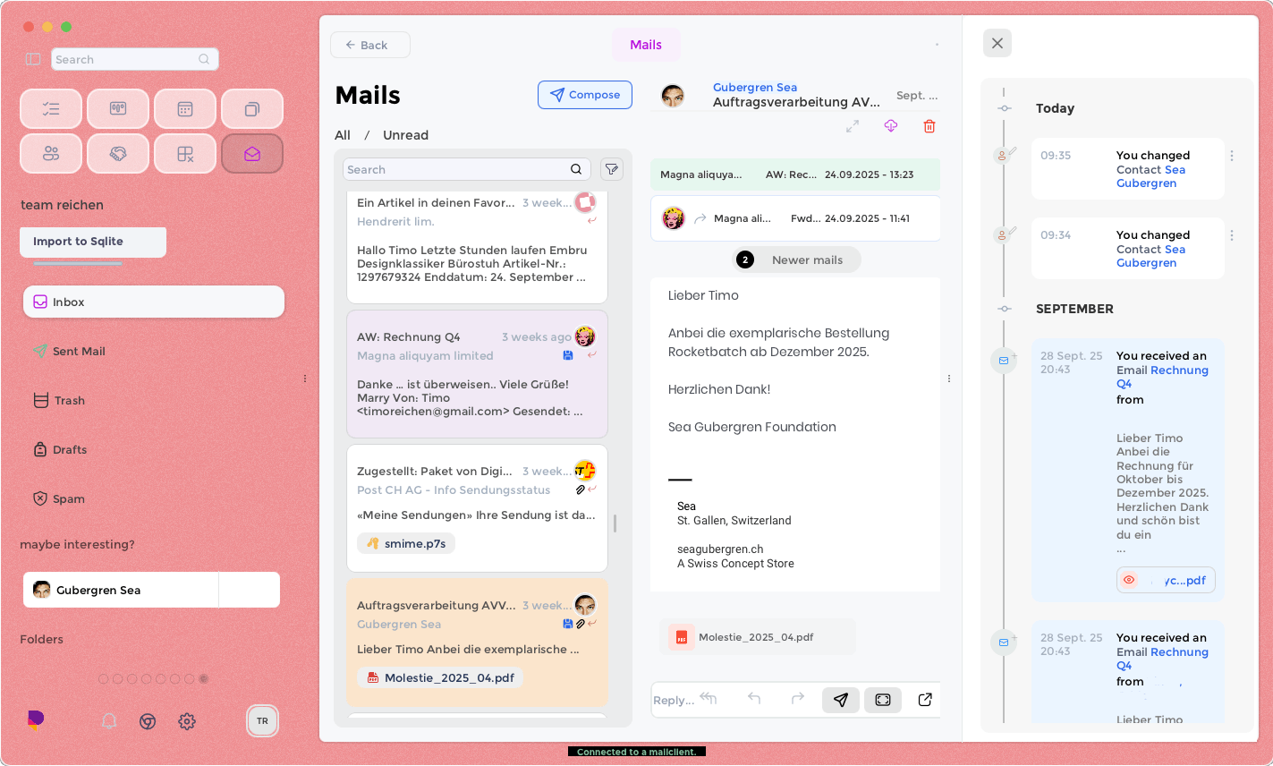 Inbox stays your inbox - just smartly shared
