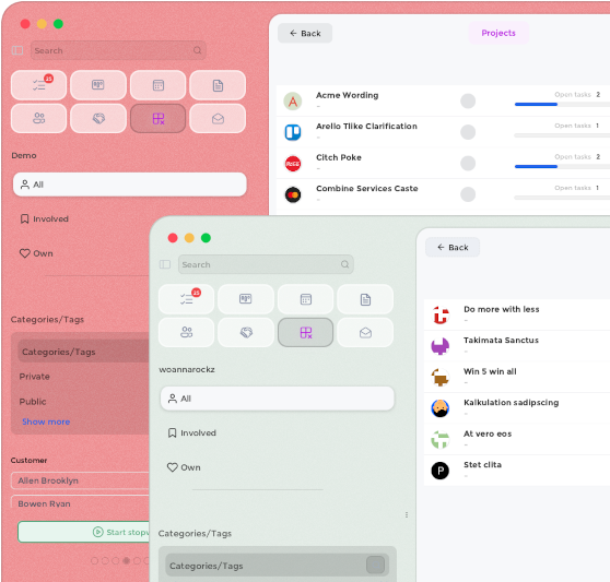 Projects & Profiles